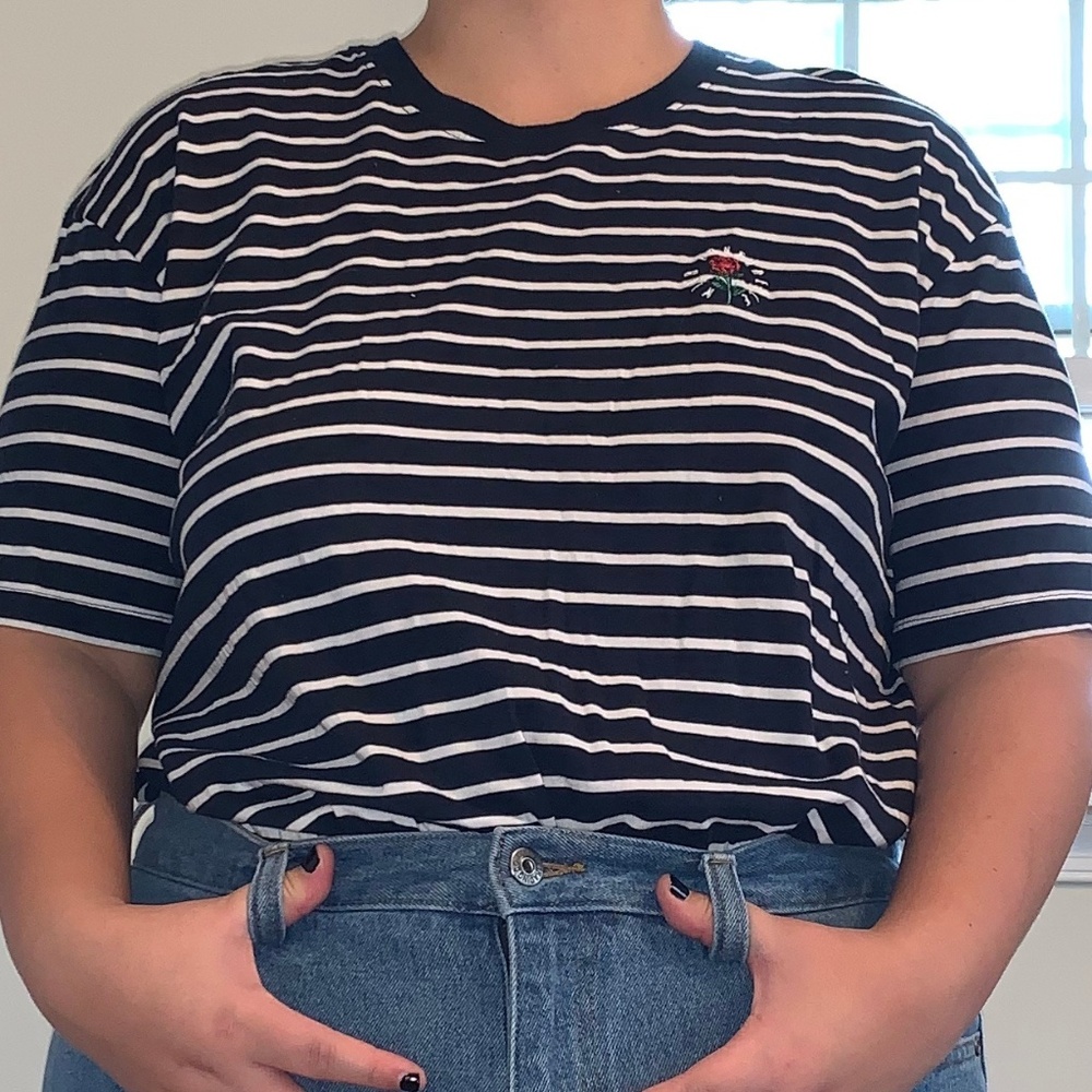 With Confidence Striped T-Shirt (WARPED TOUR 2018)
